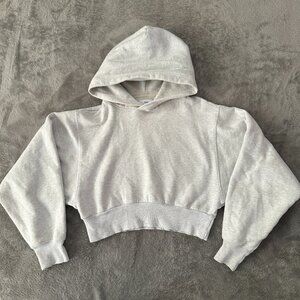 TNA Cropped Sweatshirt Hoodie Women's XS *stain*